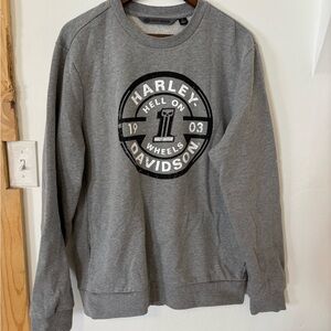 Harley-Davidson Gray crewneck Sweater